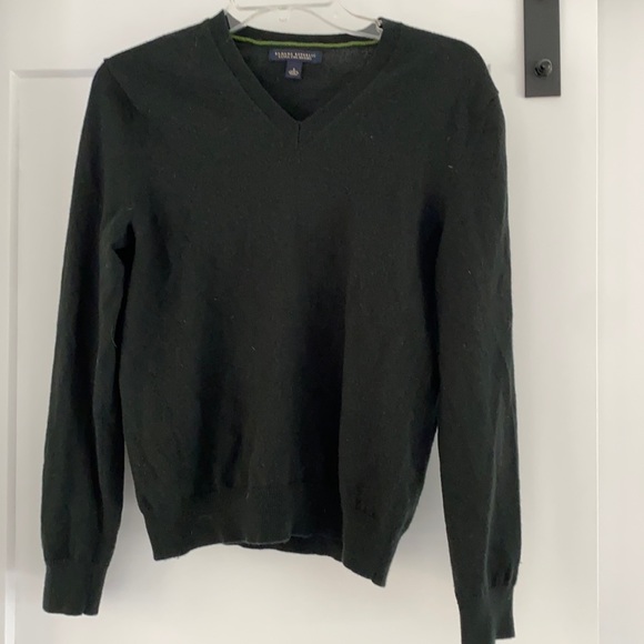Banana Republic Sweaters - BANANA REPUBLIC extra fine merino will dark green pullover sweater S